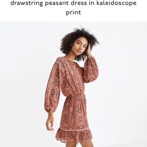 Madewell Drawstring Peasant Dress